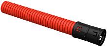 Труба гофрированная двустенная ПНД d=40мм красная (150м) | код CTG12-040-K04-150-R | IEK